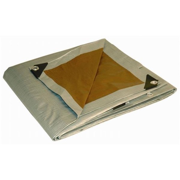 Patioplus Super Heavy Duty Tarp, Silver, Polyethylene PA649090